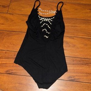 Emma & Sam Pearl Detail Back Bodysuit